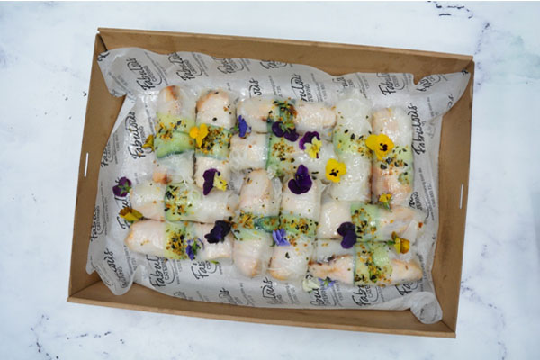Rice Paper Rolls – Coconut and Lemongrass Chicken