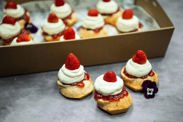 Scones with Jam and Cream